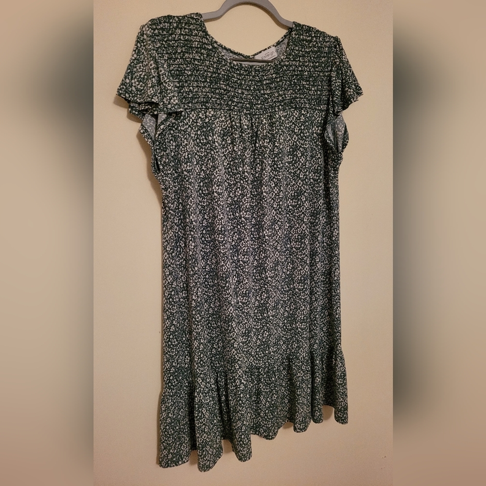 Green Floral Dress